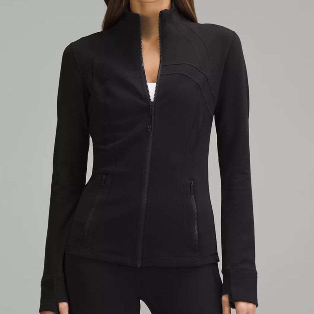 Black LuLu Lemon Define Zip up